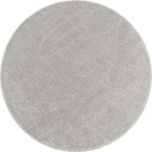 Sivokrémový okrúhly koberec ø 160 cm Ata – Ayyildiz Carpets