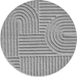 Svetlosivý okrúhly koberec ø 200 cm Art – Ayyildiz Carpets