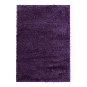 Tmavofialový koberec 200x290 cm Fluffy – Ayyildiz Carpets