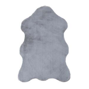 Svetlosivá syntetická kožušina 60x90 cm Caty – Ayyildiz Carpets