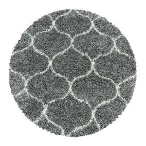 Sivý okrúhly koberec ø 120 cm Salsa – Ayyildiz Carpets