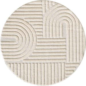 Krémový okrúhly koberec ø 120 cm Art – Ayyildiz Carpets