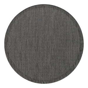 Tmavosivý okrúhly vonkajší koberec ø 160 cm Giza – Ayyildiz Carpets