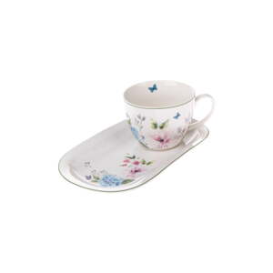 Biela porcelánová šálka na espresso 450 ml – Dakls