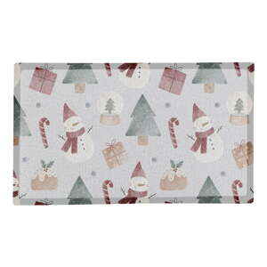 Rohožka s vianočným motívom 40x70 cm Snowman – Artsy Doormats