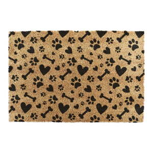 Rohožka z kokosového vlákna 60x90 cm Paws and Bones – Artsy Doormats