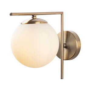 Nástenné svietidlo v bielo-zlatej farbe ø 15 cm Antique – Opviq lights