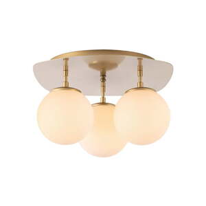 Stropné svietidlo v zlatej farbe so skleneným tienidlom 37x44 cm Well – Opviq lights
