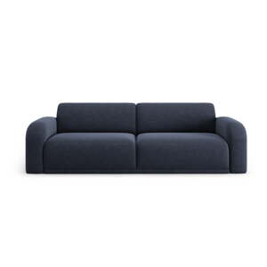 Tmavomodrá zamatová pohovka 242 cm Erin – Micadoni Home