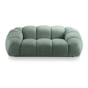 Svetlozelená zamatová pohovka 214 cm Diana – Micadoni Home