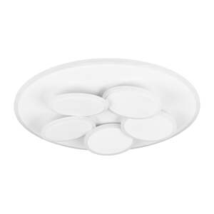 Biele LED stropné svietidlo na diaľkové ovládanie/so stmievačom Mandala – Trio