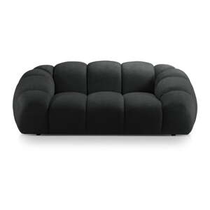 Čierna zamatová pohovka 214 cm Diana – Micadoni Home
