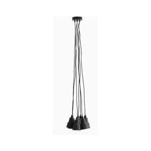 Čierne závesné svietidlo ø 32 cm Celulo – CustomForm