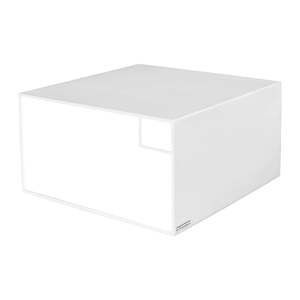 Biely kovový konferenčný stolík 80x80 cm 2Wall – CustomForm