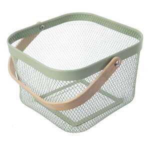 Drôtený kovový košík 24,5x27x30 cm Greenish – Orion