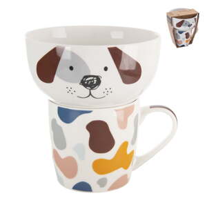 Porcelánová súprava hrnčeka a misky 2 ks 350 ml – Orion