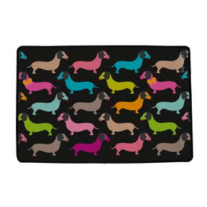 Rohožka 45x75 cm Dachshunds in Colours – Butter Kings