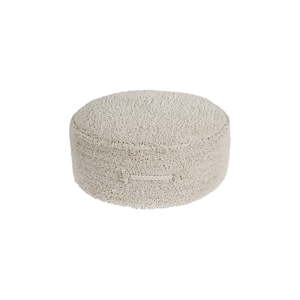 Krémovobiely taburet Chill Natural – Lorena Canals