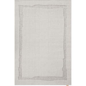 Svetlosivý vlnený koberec 133x190 cm Morphic Rocca – Agnella