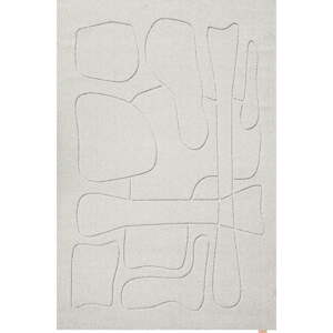 Svetlosivý vlnený koberec 160x230 cm Morphic – Agnella
