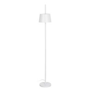 Biela stojacia lampa s kovovým tienidlom (výška  150 cm) – Ixia