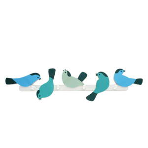 Modrý nástenný vešiak Garden Bird – Rex London