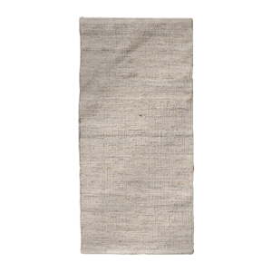 Sivý obojstranný koberec s prímesou vlny 80x150 cm – Ixia