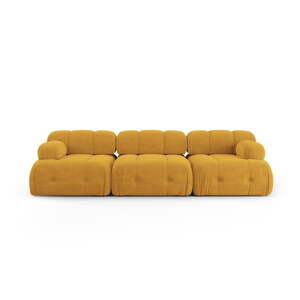 Pohovka v horčicovej farbe 288 cm Ferento – Cosmopolitan Design