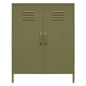 Khaki kovová skrinka 79x100x39 cm Bradford – Støraa