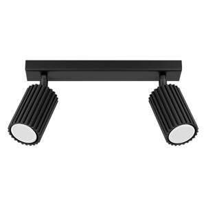 Čierne stropné svietidlo 6,5x30 cm Gleam – Nice Lamps