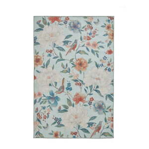 Modrý prateľný koberec 152x230 cm Pipa Floral – Catherine Lansfield