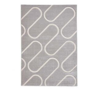 Sivý koberec 80x150 cm Linear Curve – Catherine Lansfield