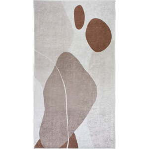 Krémovobiely prateľný behúň 80x200 cm Sandy Rocks – Vitaus