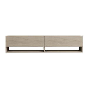 Béžový TV stolík 141x31x30 cm Arges – Kalune Design