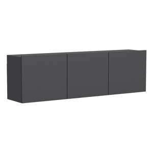 Antracitovosivý TV stolík 150x44x31 cm White – Kalune Design