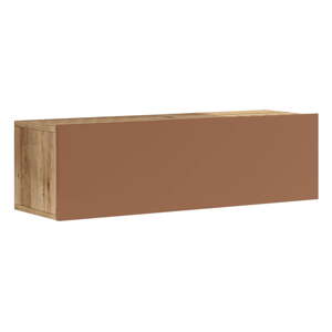 TV stolík v dekore borovice v tehlovej farbe/v prírodnej farbe 140x30x32 cm – Kalune Design