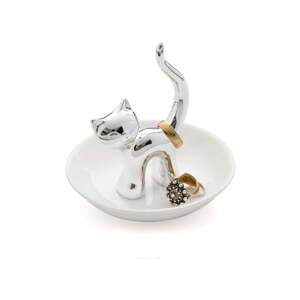 Porcelánový stojan na šperky Cat – Balvi