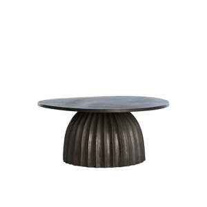 Kovový okrúhly odkladací stolík ø 70 cm Veglia – Light & Living