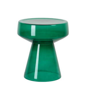 Sklenený okrúhly odkladací stolík ø 37 cm Dakwa – Light & Living