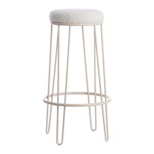 Krémovobiela barová stolička (výška sedadla 73 cm) Alice – Light & Living