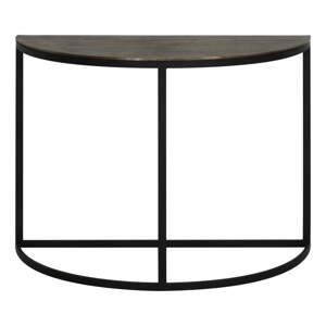 Kovový konzolový stolík v bronzovej farbe 42x100 cm Peto – Light & Living