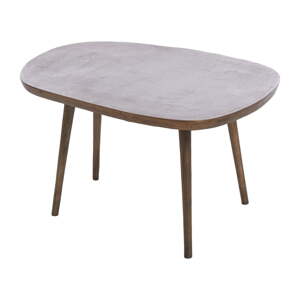 Kovový konferenčný stolík v bronzovej farbe 53x64 cm Puno – Light & Living