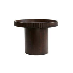 Okrúhly odkladací stolík z mangového dreva ø 60 cm Kalomo – Light & Living