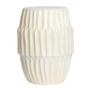 Keramický okrúhly odkladací stolík ø 40 cm Isili – Light & Living