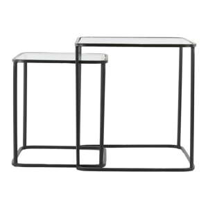 Kovové odkladacie stolíky v súprave 2 ks 50x50 cm Lofti – Light & Living