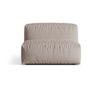 Béžový modul pohovky (stredový diel) Martina – Micadoni Home