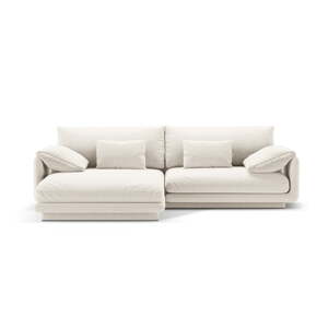 Biela rohová pohovka (ľavý roh) Torino – Micadoni Home