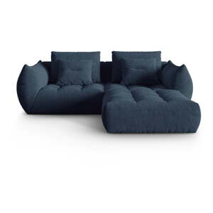 Tmavomodrá rohová pohovka (variabilný roh) Bloom – Micadoni Home