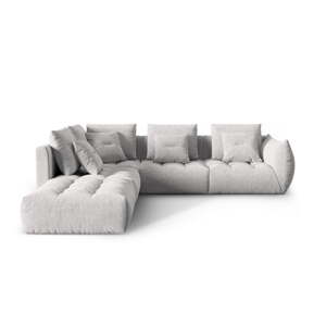Svetlosivá rohová pohovka (ľavý roh/do L) Bloom – Micadoni Home