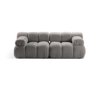 Svetlosivá modulárna pohovka z textílie bouclé 188 cm Bellis – Micadoni Home
